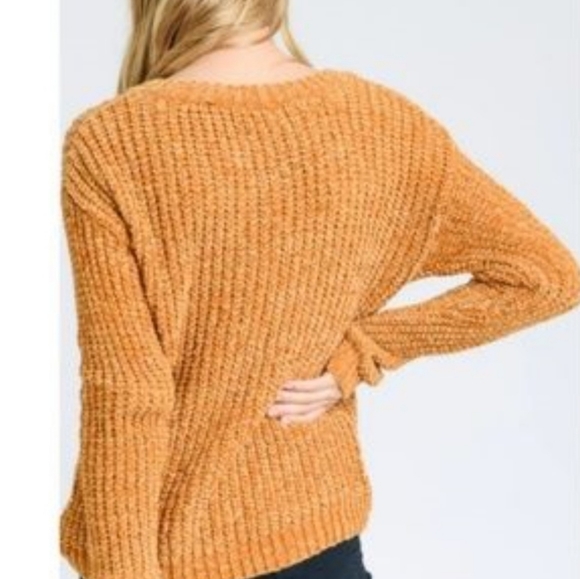 Ultra Soft Mustard Sweater Fall Trend - Picture 3 of 8